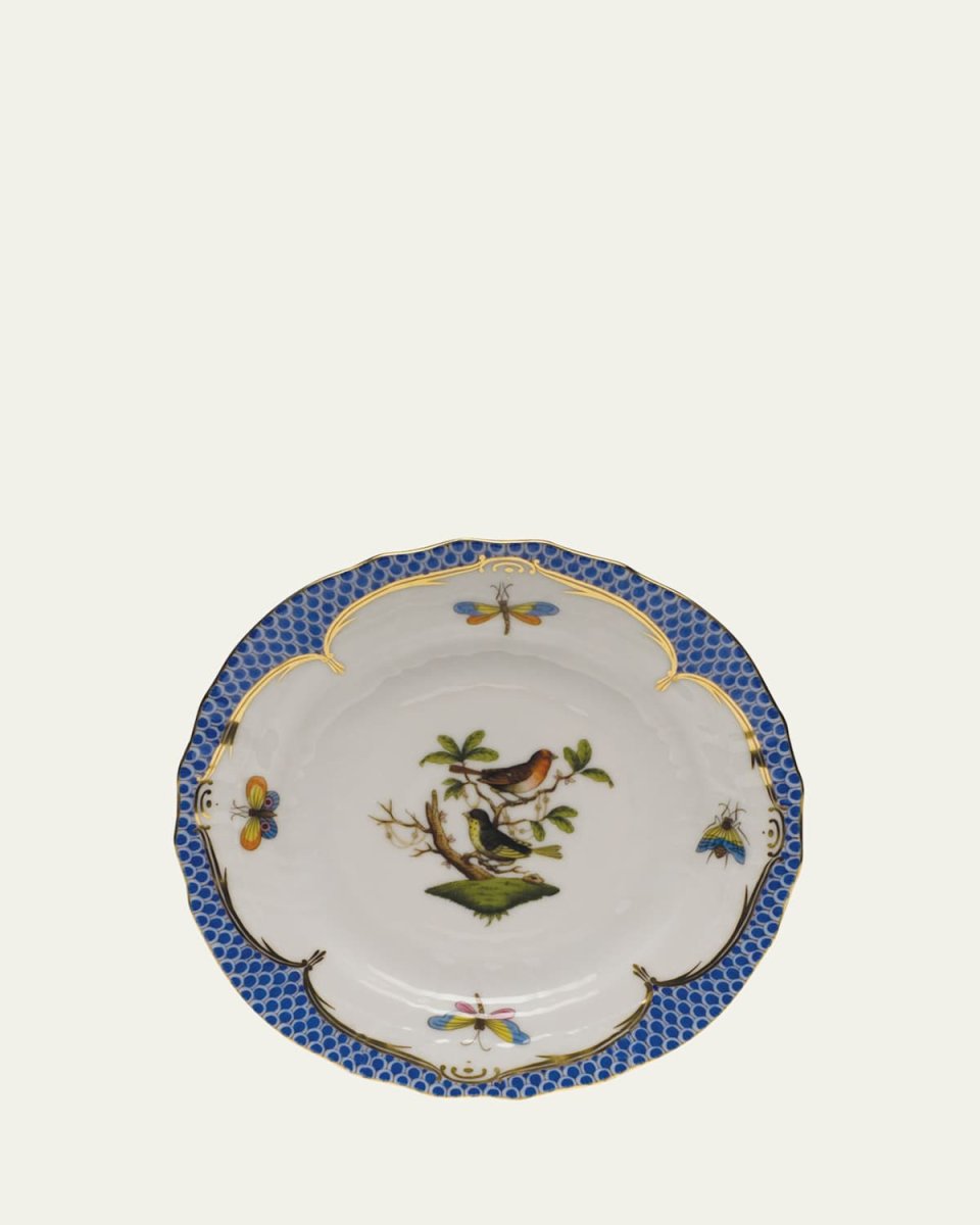 Rothschild Bird Blue Motif 3 Bread & Butter Plate
